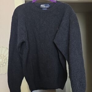 Polo by Ralph Lauren Men's Wool Sweater Navy Size Large